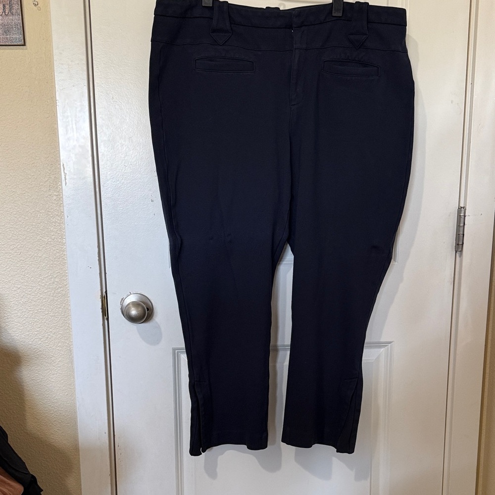 CAbi Women's Dark Blue Ankle Pants